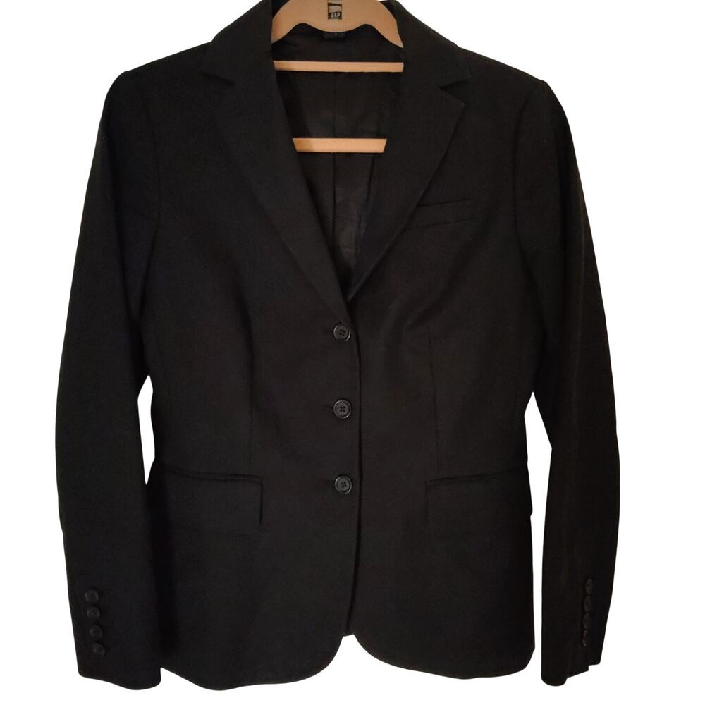 GAP Black Blazer – Size 4 – Fitted – NWOT – Perfect Condition
